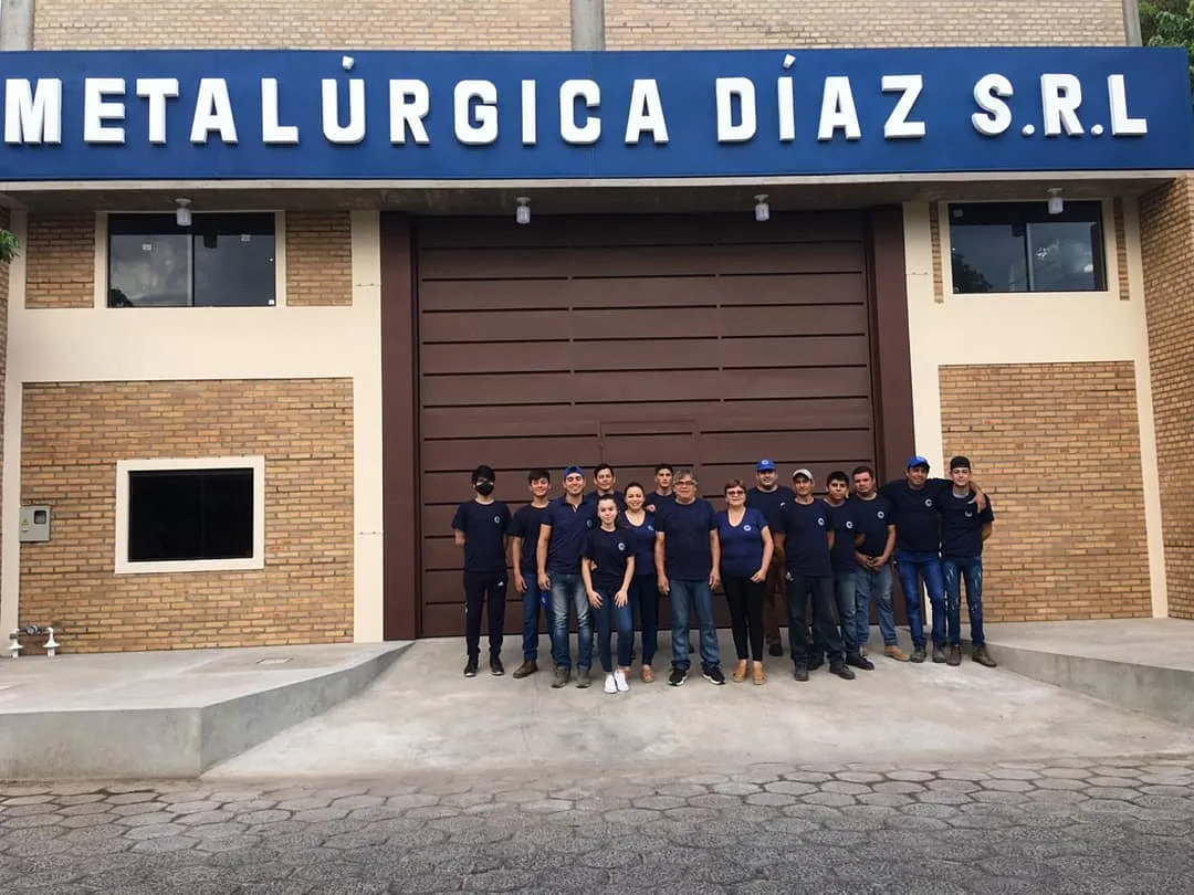 El taller de Metalúrgica Díaz en Pilar